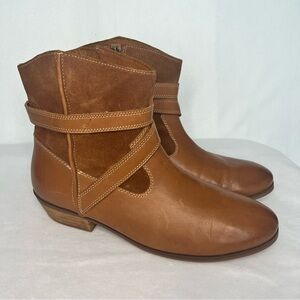 SoftWalk Women's Ankle Boots "Roper" Leather Suede Size 10W